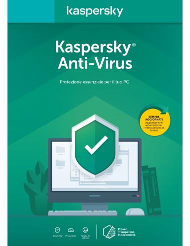 KASPERSKY ANTIVIRUS 2020 3 UTENTI 1ANNO