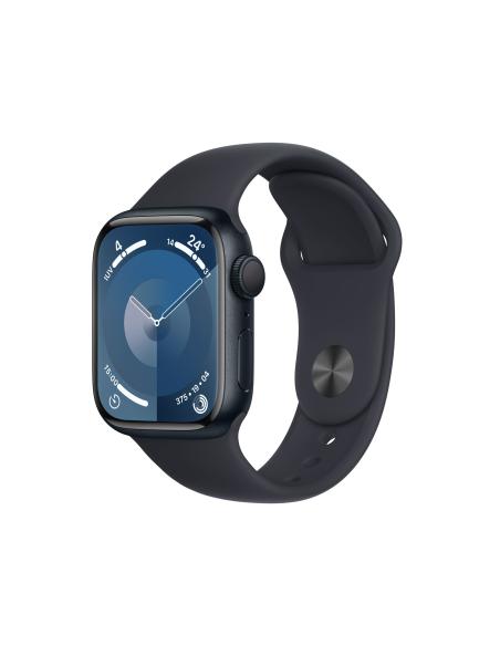 APPLE WATCH SERIES 9BGPS 41mm ALLUMINIO MEZZANOTTE SPORT BAND S/M