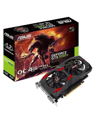 ASUS VGA NVIDIA CERBERUS GTX1050Ti 4G 4GB GDDR5 DVI HDMI DP PCI-E 3.0