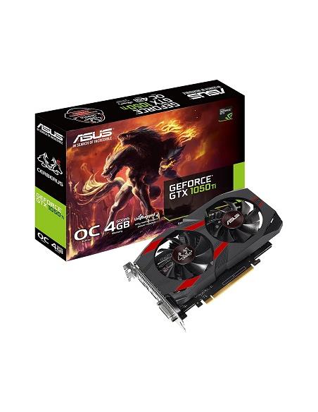 ASUS VGA NVIDIA CERBERUS GTX1050Ti 4G 4GB GDDR5 DVI HDMI DP PCI-E 3.0