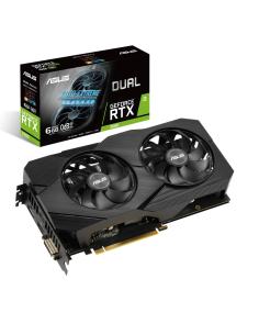 VGA ASUS NVIDIA DUAL RTX-2060-6G-EVO 6GB DDR6 DVI/HDMI+2 DP PCIE