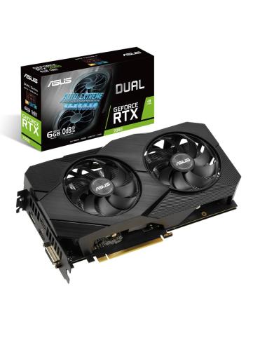 VGA ASUS NVIDIA DUAL RTX-2060-6G-EVO 6GB DDR6 DVI/HDMI+2 DP PCIE