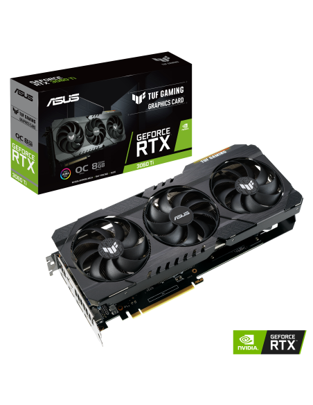ASUS TUF Gaming TUF-RTX3060TI-O8G-Gaming NVIDIA GeForce RTX 3060 Ti 8 GB GDDR6