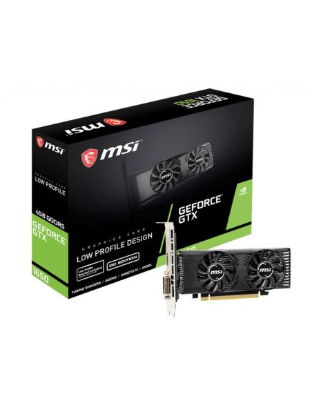 VGA MSI NVIDIA GTX 1650 4GB GTLP OC GDDR5 DVI HDMI