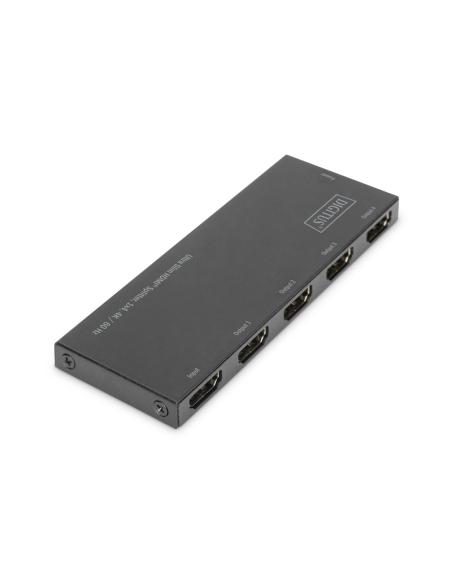 SPLITTER HDMI ULTRA SLIM, 1X4, 4K/60HZ HDR, HDCP 2.2, 18 GBPS, MICRO USB POWER