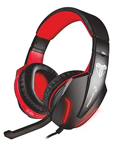 CUFFIA GAMING PER CONSOLE JACK + USB ROSSA