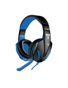 CUFFIA GAMING PER CONSOLE JACK + USB BLU