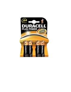 BATTERIE STILO DURACELL PLUS 4PZ AA