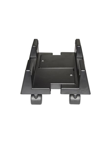 SUPPORTO COMPUTER VERTICALE CON RUOTE COLORE NERO