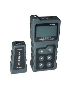 TESTER PER CAVI DI RETE CON DISPLAY LCD PER CONNESSIONI E POE