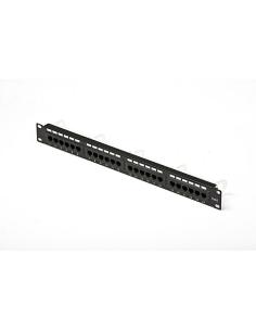 MACH POWER PATCH PANEL UTPCAT6 24 PORTE RJ45, PER RACK 19", BLACK