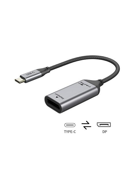 MACH POWER SB-C to Displayport 4K60Hz Coaxial Adapter, Space Grey, 0.2m