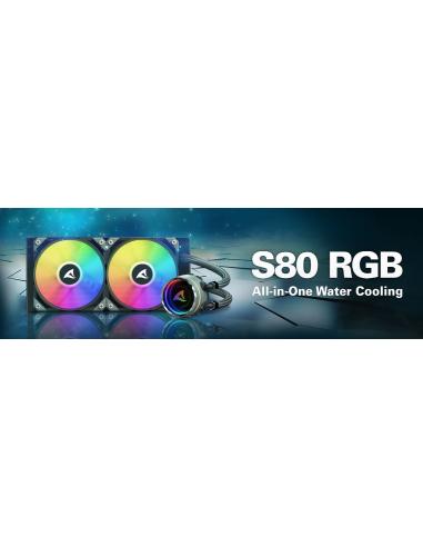 SHARKOON LIQUID COOLING S90 ARGB 360 WHITE