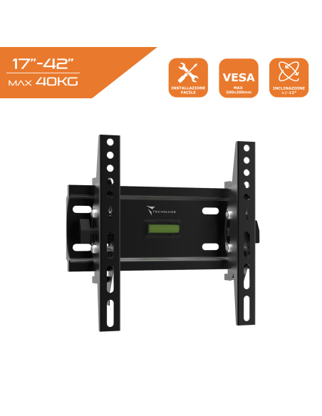 TECHMADE STAFFA TV DA MURO 17"-42"