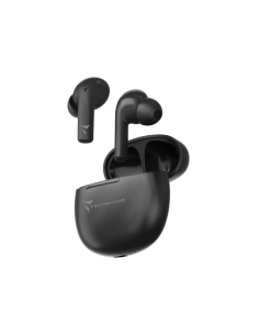 TECHMADE AURICOLARI  EARBUDS DOPPIO MICROFONO NERO