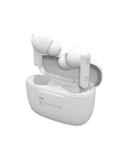 TECHMADE EARBUDS AURICOLARI WHITE