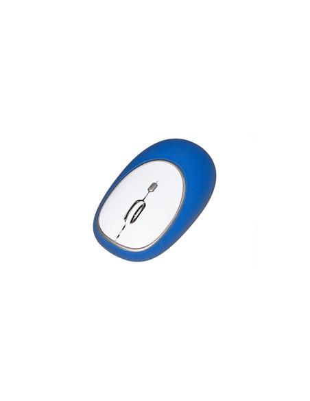 MOUSE GOMMATO WIRELESS COLORE BLU