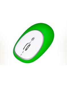 MOUSE GOMMATO WIRELESS COLORE VERDE