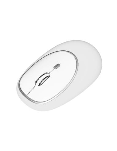 MOUSE GOMMATO WIRELESS COLORE BIANCO