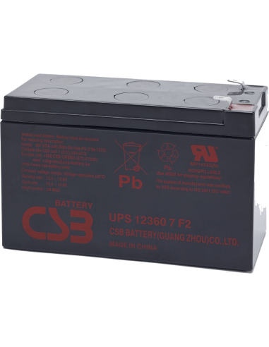 BATTERIA CSB PIOMBO UPS 12V 21W